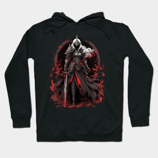 Dark Fantasy Female Knight Hoodie